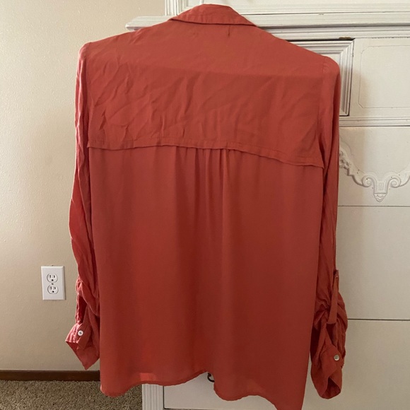 Salmon Bershka blouse - Picture 2 of 3